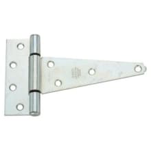 6" Full Inset Strap Square Corner Hinge with 48 lbs. Weight Capacity Each - Single Hinge