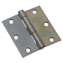 3" x 3" Plain Bearing Square Corner Butt Hinge with Removable Pin - Pair