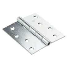 4" x 4" Plain Bearing Square Corner Butt Hinge with Removable Pin - Single