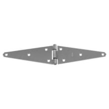 8" Stainless Steel Full Inset Strap Hinge with 60 lbs. Weight Capacity Each - Single Hinge