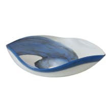 Murano Lido 14-3/4" Glass Vessel Bathroom Sink