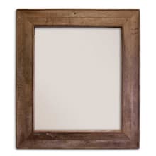 Vintner's 33" x 29" Transitional Rectangular Wood Framed Bathroom Wall Mirror