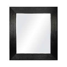 Vintner's 33" x 29" Transitional Rectangular Wood Framed Bathroom Wall Mirror