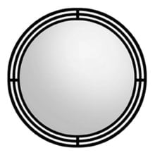Asana 31" Diameter Circular Framed Bathroom Wall Mirror