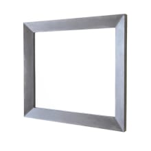 NativeStone 33-1/2" x 29-1/2" Rectangular Framed Bathroom Wall Mirror