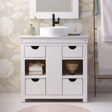Vintner's 36" Single Free Standing Vanity Cabinet Only - Less Vanity Top