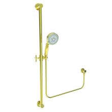 Multi-Function Hand Shower Package with Slide Bar, Hose, and Wall Supply