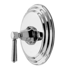 Metropole Collection Single Handle Round Pressure Balanced Shower Trim Plate Only with Metal Lever Handle