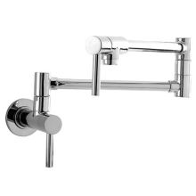 East Linear Double Handle Wall Mounted Pot Filler Faucet