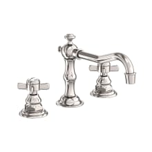 Fairfield 1.2 GPM Widespread Bathroom Faucet - Metal Pop-Up Drain Assembly Included
