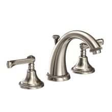 Amisa Double Handle Widespread Lavatory Faucet with Metal Lever Handles
