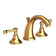 Amisa Double Handle Widespread Lavatory Faucet with Metal Lever Handles