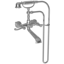 Amisa 7" Wall Mounted Tub Filler with Hand Shower