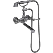 Amisa 7" Wall Mounted Tub Filler with Hand Shower