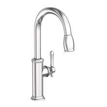 Chesterfield Pull-Down Spray Kitchen Faucet with Two-Function Magnetic Docking Spray Head