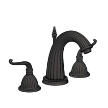 Alexandria Double Handle Widespread Lavatory Faucet with Metal Lever Handles