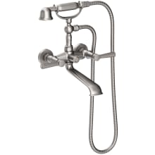 Metropole Tub Wall Mounted Tub Filler - Includes Hand Shower