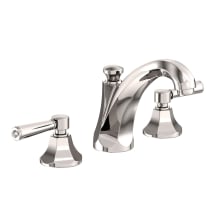 Metropole Double Handle Widespread Lavatory Faucet with Metal Lever Handles