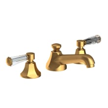 Widespread Bathroom Faucet with Pop-Up Drain Assembly from the Metropole Collection