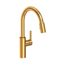 East Linear Pull-Down Spray Kitchen Faucet with Magnetic Docking System
