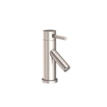 East Linear Single Handle Single Hole Lavatory Faucet with Metal Lever Handle
