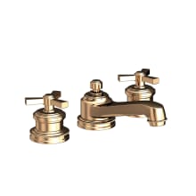 Miro Double Handle Widespread Lavatory Faucet with Metal Spoke Handles