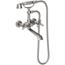 Miro Tub Wall Mounted Tub Filler - Includes Hand Shower