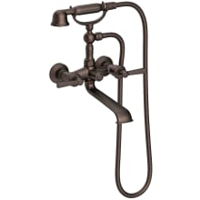 Miro Tub Wall Mounted Roman Tub Filler - Includes Hand Shower