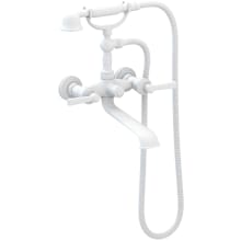 Miro Tub Wall Mounted Roman Tub Filler - Includes Hand Shower