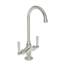 Miro Double Handle WaterSense Certified Bar Faucet with Metal Lever Handles