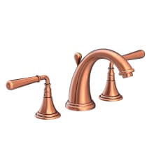 Bevelle Double Handle Widespread Lavatory Faucet with Metal Lever Handles