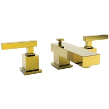 Cube 2 Double Handle Widspread Lavatory Faucet with Metal Lever Handles