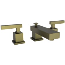 Cube 2 Double Handle Widspread Lavatory Faucet with Metal Lever Handles