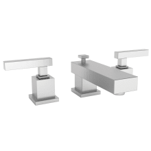 Cube 2 Double Handle Widspread Lavatory Faucet with Metal Lever Handles