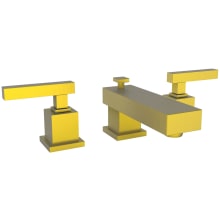 Cube 2 Double Handle Widspread Lavatory Faucet with Metal Lever Handles