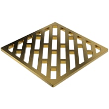 4-1/16" Grid Shower Drain Cover Only