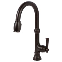 Jacobean 1.8 GPM Single Hole Pull Down Kitchen Faucet