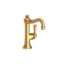 Jacobean Single Hole Bathroom Faucet with Pop-Up Drain Assembly