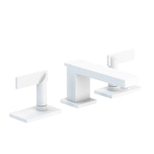 Metro Double Handle Widespread Lavatory Faucet with Triple Deck Plates and Metal Lever Handles