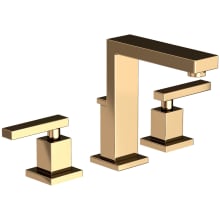 Skylar 1.2 GPM Widespread Bathroom Faucet with Lever Handles and Pop-Up Drain Assembly