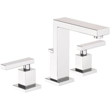 Skylar 1.2 GPM Widespread Bathroom Faucet with Lever Handles and Pop-Up Drain Assembly