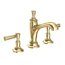 Vander Collection Double Handle Widespread Lavatory Faucet with Metal Lever Handles