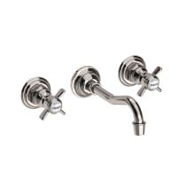 Fairfield 1.20 GPM Wall Mounted Widespread Bathroom Faucet