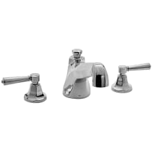 Metropole Double Handle Deck Mounted Roman Tub Filler with Metal Lever Handles