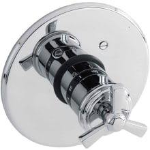 Miro Collection Single Handle Round Thermostatic Valve Trim with Metal Spoke Handle