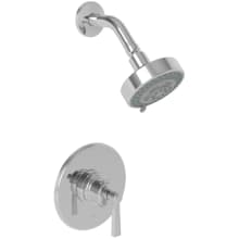 Miro Single Handle Pressure Balanced Shower Trim Only with Metal Lever Handle less Valve