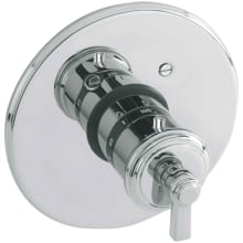 Miro Collection Single Handle Round Thermostatic Valve Trim with Metal Lever Handle