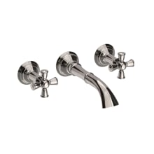 Aylesbury 1.20 GPM Wall Mounted Widespread Bathroom Faucet