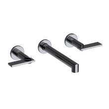 Keaton Bathroom Faucet Wall Mount with Metal Lever Handles