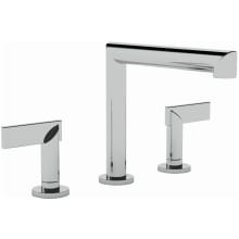 Keaton Roman Tub Filler Faucet with Metal Lever Handles